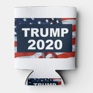 Trump 2020 American Fag Can Cooler