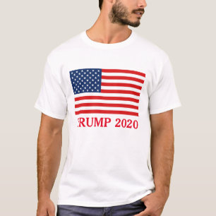 TRUMP 2020 AMERICAN FLAG T-SHIRT