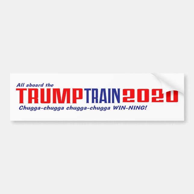Trump 2020 Bumper Sticker (Front)