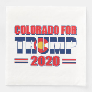 Trump 2020 Colorado for Trump Napkin