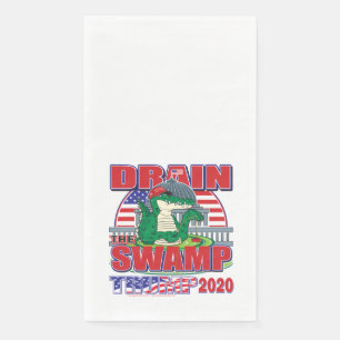 Trump 2020 Drain The Swamp Napkin