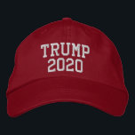 TRUMP 2020 EMBROIDERED HAT<br><div class="desc">TRUMP 2020 - Donald Trump 2020 - http://www.Politiclothes.com. Browse Donald Trump T-shirts, Donald Trump Bumper Stickers, Donald Trump Hoodies, Donald Trump Buttons, Donald Trump Magnets, Donald Trump Mugs, Donald Trump Signs, Donald Trump Posters, Donald Trump Hats, Donald Trump Stickers, Donald Trump Pins, and more Donald Trump Campaign Apparel. Shop all...</div>