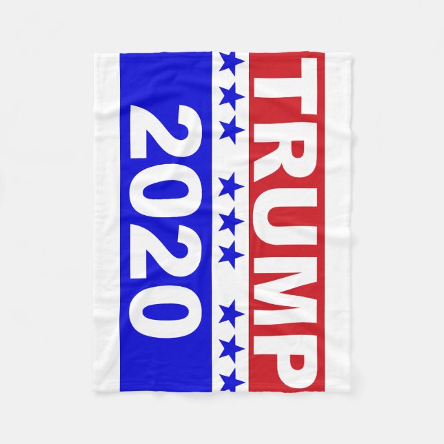 Trump 2020 fleece blanket (Front)