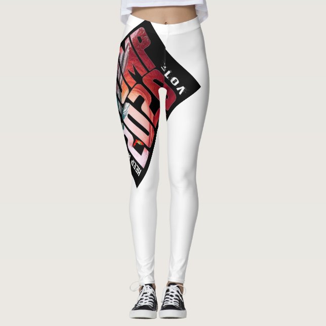 Trump 2020 Florida Red Wave Leggings (Front)