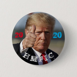 Trump 2020 HMFIC 6 Cm Round Badge
