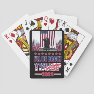 Trump 2020 Ill Be Bad Playing Cards