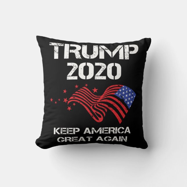 Trump 2020 Keep America Great Again Cushion (Front)