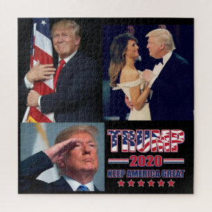 Trump 2020 - Keep America Great Jigsaw Puzzle