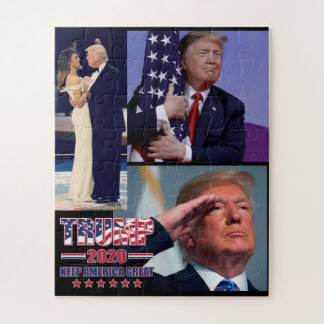 Trump 2020 Keep America Great Jigsaw Puzzle