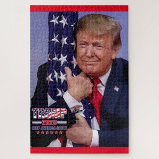 Trump 2020 Keep America Great Jigsaw Puzzle