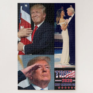 Trump 2020 Keep America Great Jigsaw Puzzle