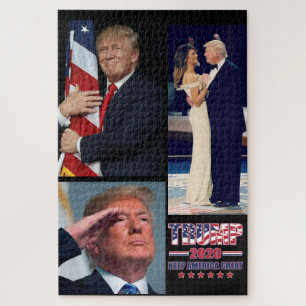 Trump 2020 Keep America Great Jigsaw Puzzle
