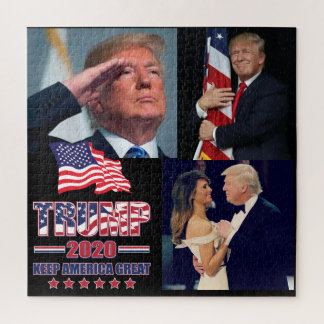 Trump 2020 Keep America Great Jigsaw Puzzle