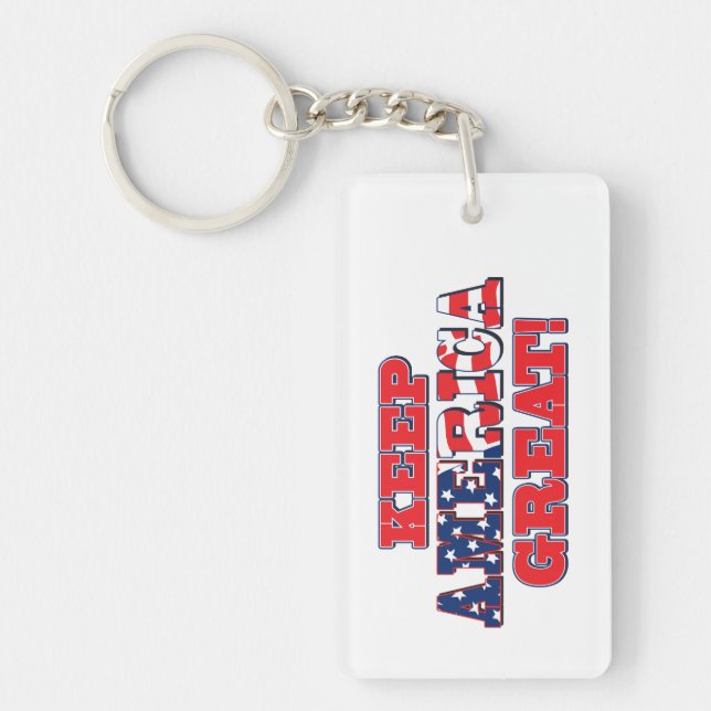 Trump 2020 Keep America Great Key Ring (Front)