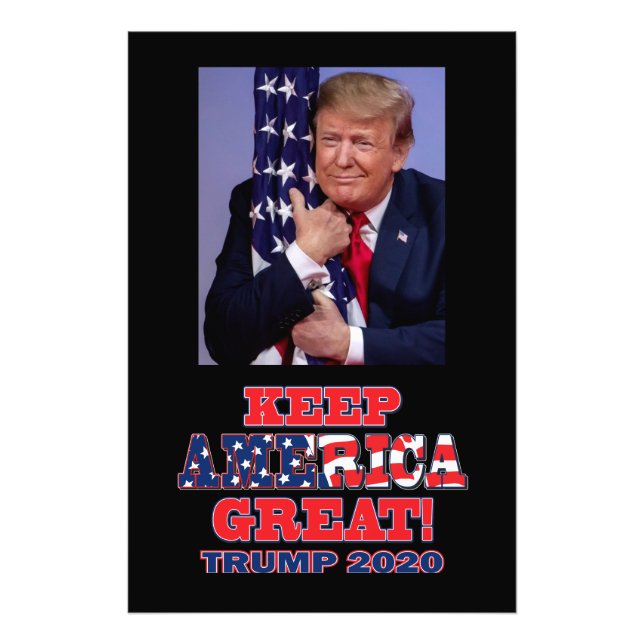 Trump 2020 Keep America Great Photo Print (Front)