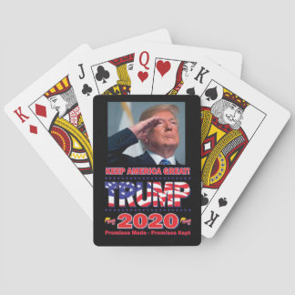 Trump 2020 Keep America Great Playing Cards