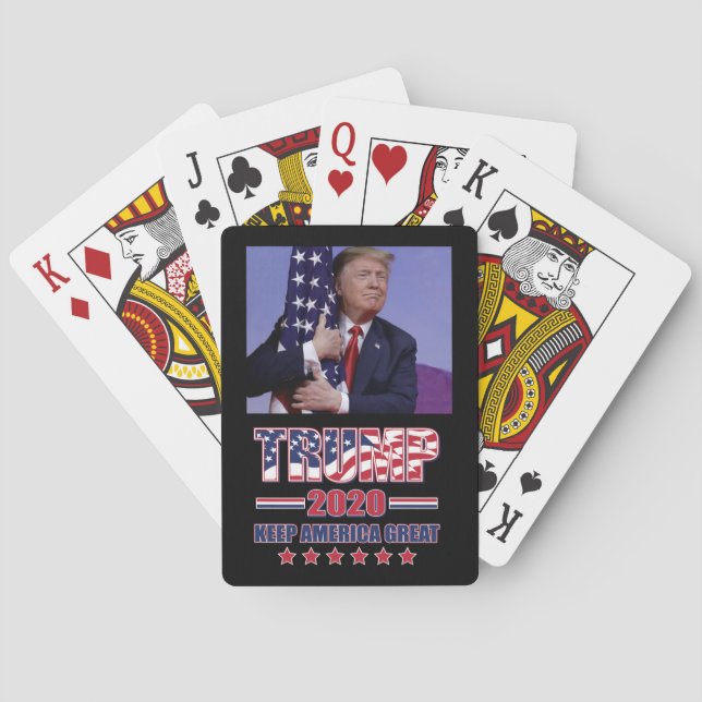 Trump 2020 Keep America Great Playing Cards (Back)