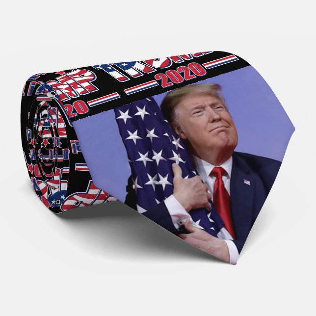 Trump 2020 Keep America Great Tie (Rolled)