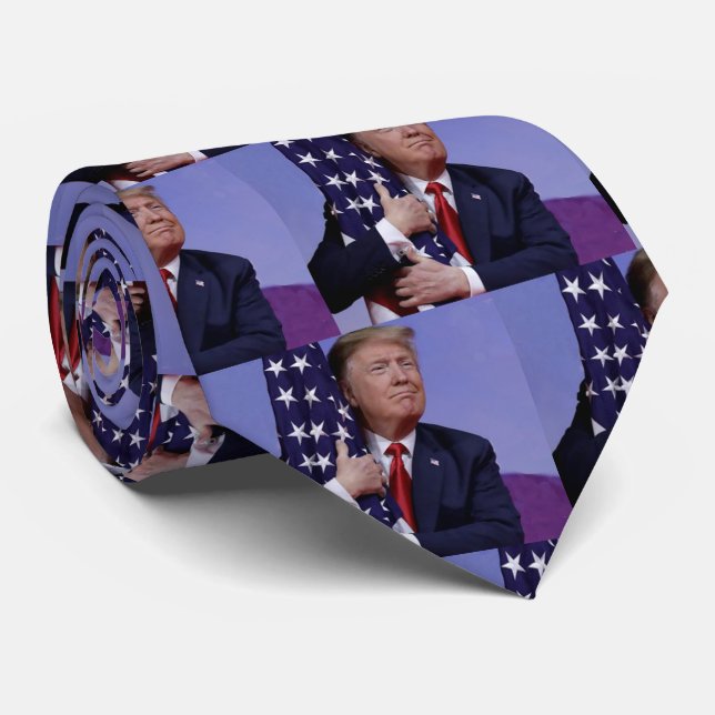Trump 2020 - Keep America Great Tie (Rolled)