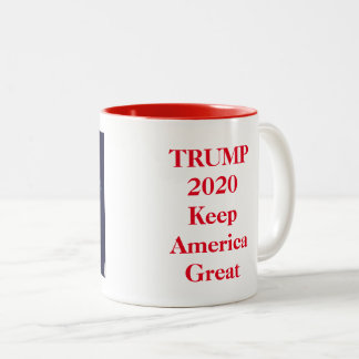 Trump 2020 Keep America Great Two-Tone Coffee Mug