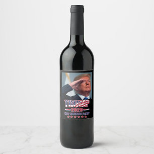 Trump 2020 Keep America Great Wine Label