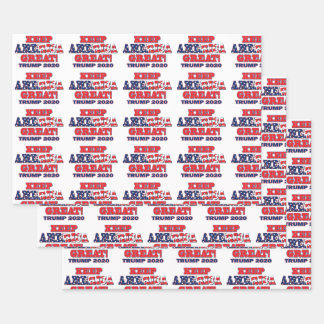 trump 2020 Keep America great Wrapping Paper Sheet