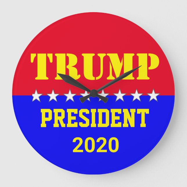 TRUMP 2020 LARGE CLOCK (Front)