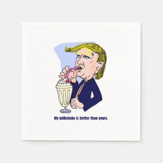 Trump 2020 - My milkshake is better than yours Napkin