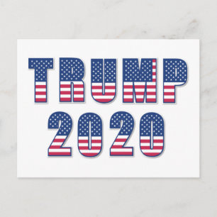 Trump 2020 postcard