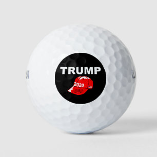 Trump 2020 Red Cap Re-elect President Campaign Golf Balls