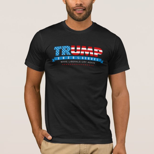 Trump 2020 Sequel Election Novelty T-Shirt (Front)