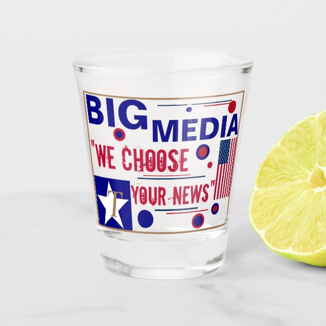 Trump 2020 Shot Glass Big Media (Front)