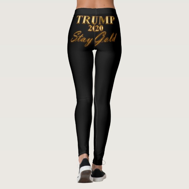 TRUMP 2020 - Stay Gold Leggings (Back)
