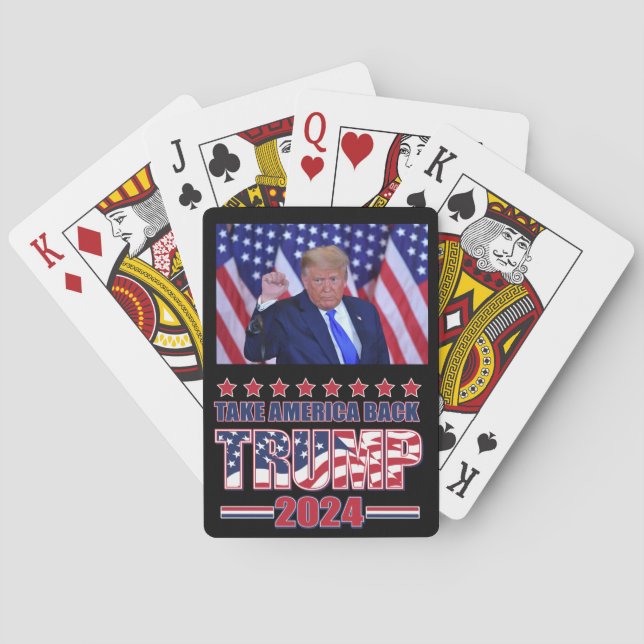 Trump 2020 Take America Back Playing Cards (Back)