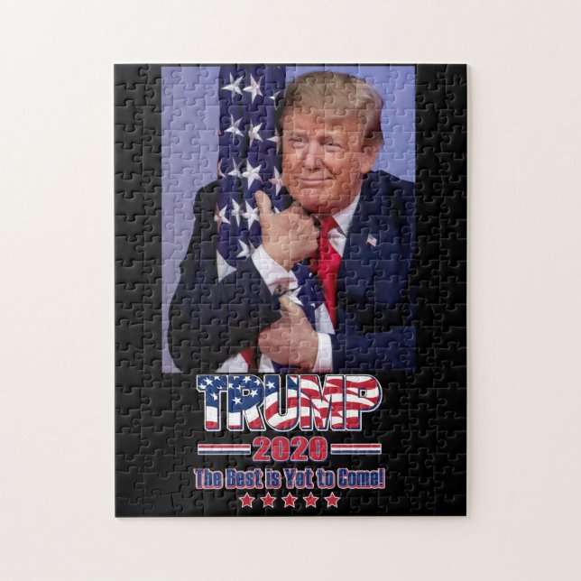 Trump 2020 The Best is Yet To Come Jigsaw Puzzle (Vertical)