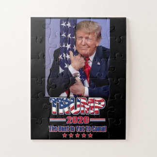 Trump 2020 The Best is Yet to Come Jigsaw Puzzle