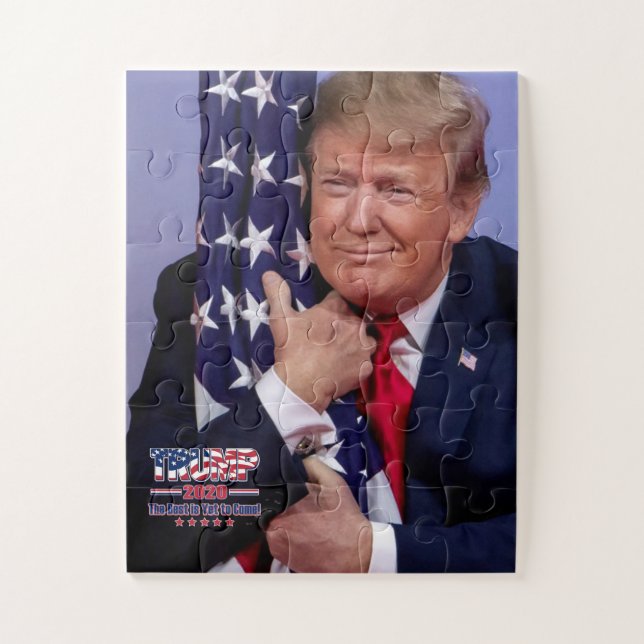Trump 2020 The Best is Yet To Come Jigsaw Puzzle (Vertical)