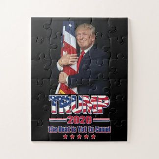 Trump 2020 The Best is Yet to Come Jigsaw Puzzle