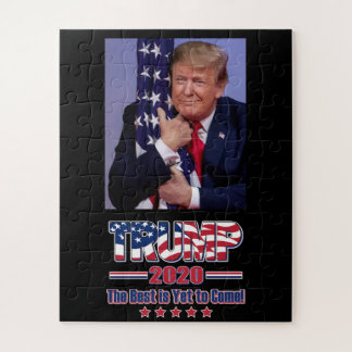 Trump 2020 The Best is Yet To Come Jigsaw Puzzle