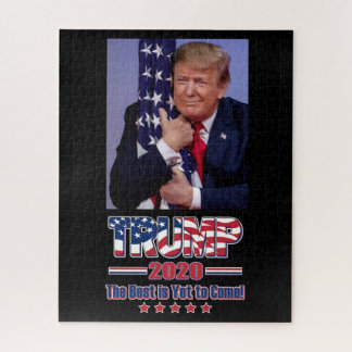 Trump 2020 The Best is Yet to Come Jigsaw Puzzle