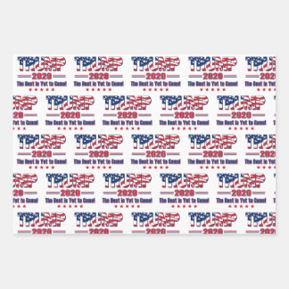 Trump 2020 The Best is Yet to Come Wrapping Paper Sheet