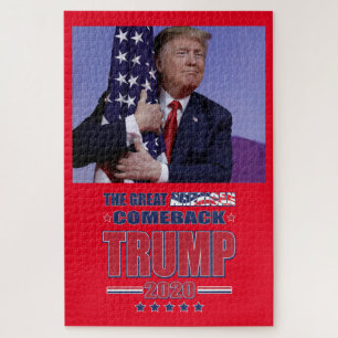 Trump 2020 The Great American Comeback Jigsaw Puzzle