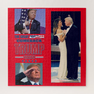 Trump 2020 The Great American Comeback Jigsaw Puzzle