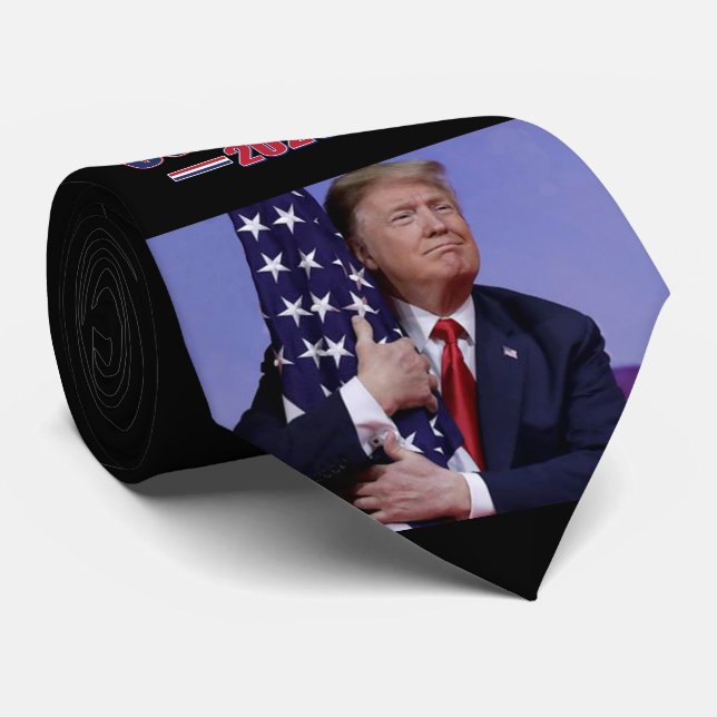 Trump 2020 The Great American Comeback Tie (Rolled)