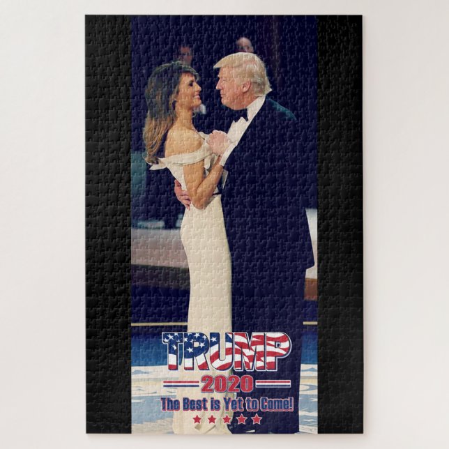 Trump 2020 - Trump and Melania Dance Jigsaw Puzzle (Vertical)