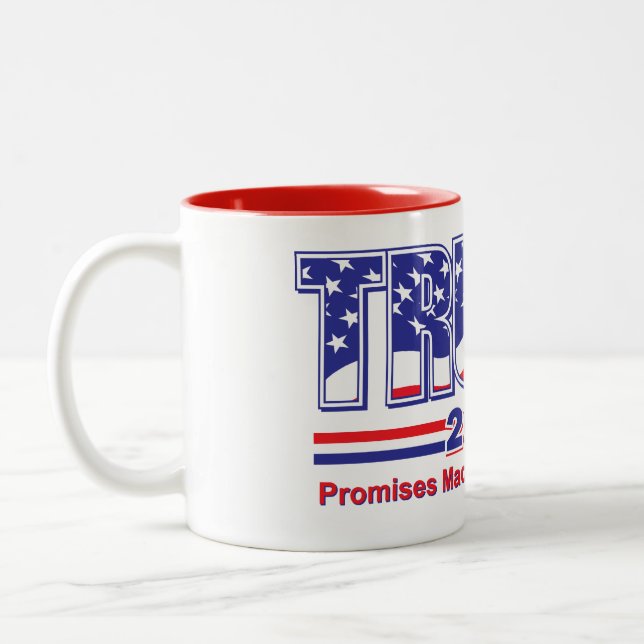 TRUMP 2020 Two-Tone COFFEE MUG (Left)