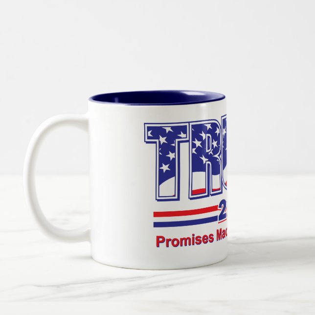 Trump 2020 Two-Tone coffee mug (Left)