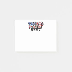 Trump 2020 Waving Flag Post-it Notes