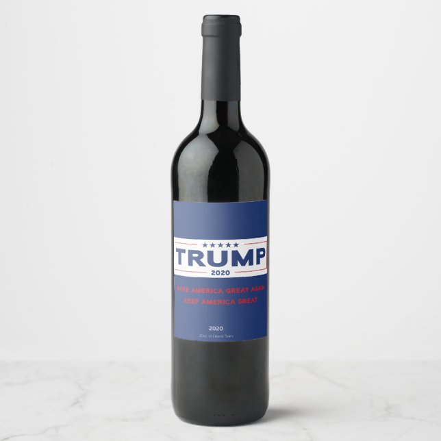 Trump 2020 Wine Label (Front)