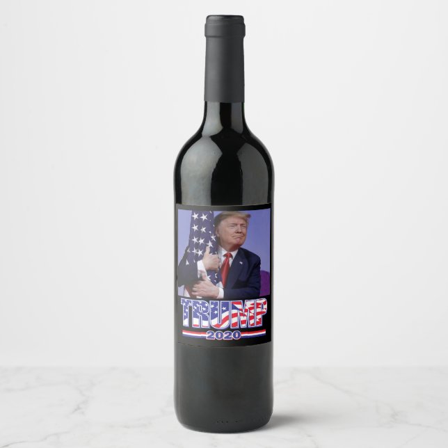 Trump 2020 wine label (Front)